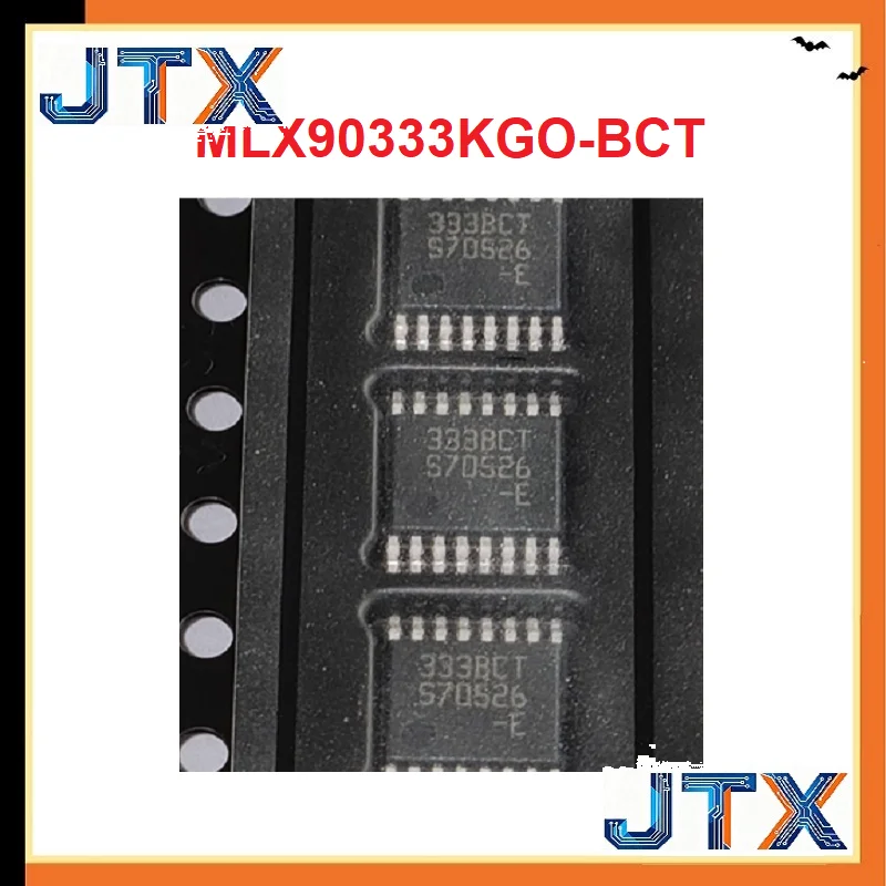 1-5PCS/LOT Dual channel joystick magnetic Hall chip MLX90333 MLX90333BCT  MLX90333KGO-BCT-000-RE 333BCT TSSOP16
