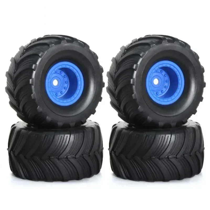 

4 шт. 52 мм 1,0 комплект ободов колес Monster Truck для 1/18 TRX4M 1/24 FMS FCX24 Axial SCX24 AX24 RC Crawler Car Upgrade Parts