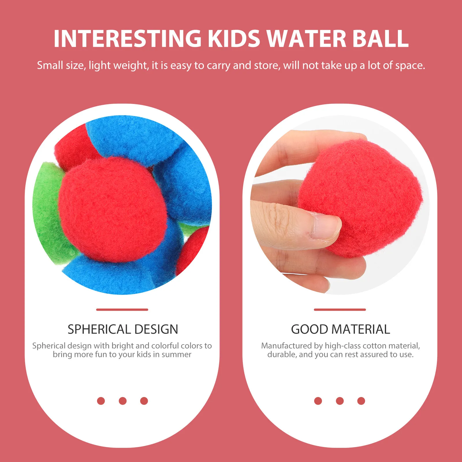 20 Peças de Balões de Água para Crianças, Reutilizáveis, de Algodão Macio, Brinquedo para Festa na Piscina de Verão, Diversão Familiar Leve