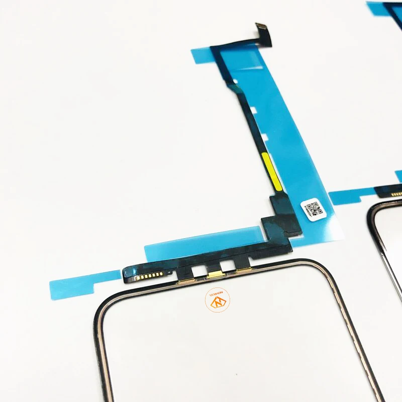 5pcs Outer Screen Glass Touch Panel+OCA Film for iPhone X XS 15 14 13 12 Pro Max Plus LCD Display External Screen Replacement