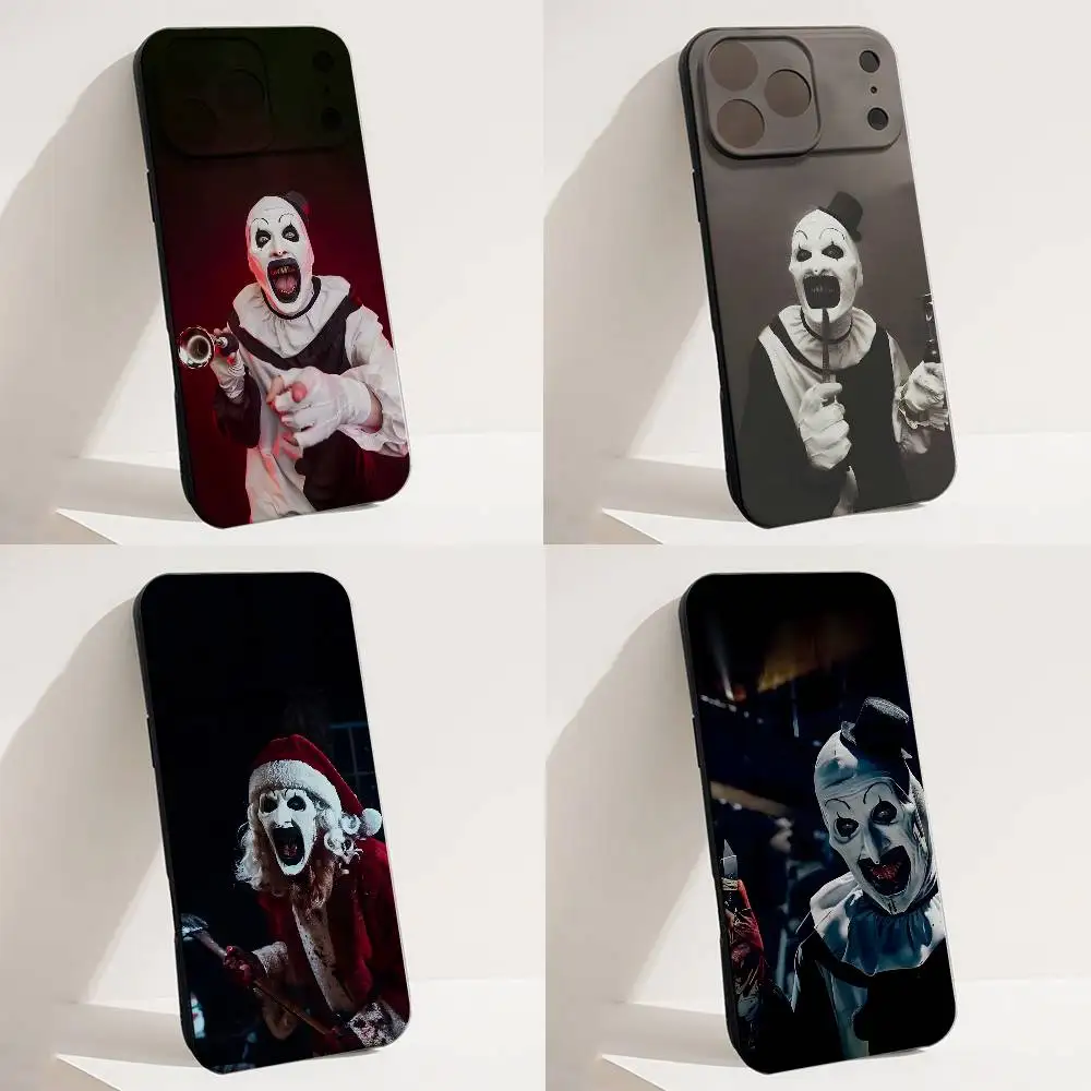 

T-Terrifier Horror For iPhone 17,16,15,14,13,12,X,XS,8,7,Pro,Max,Plus,E,SE4,Air,Mini Protective Shell Slim Phone Case