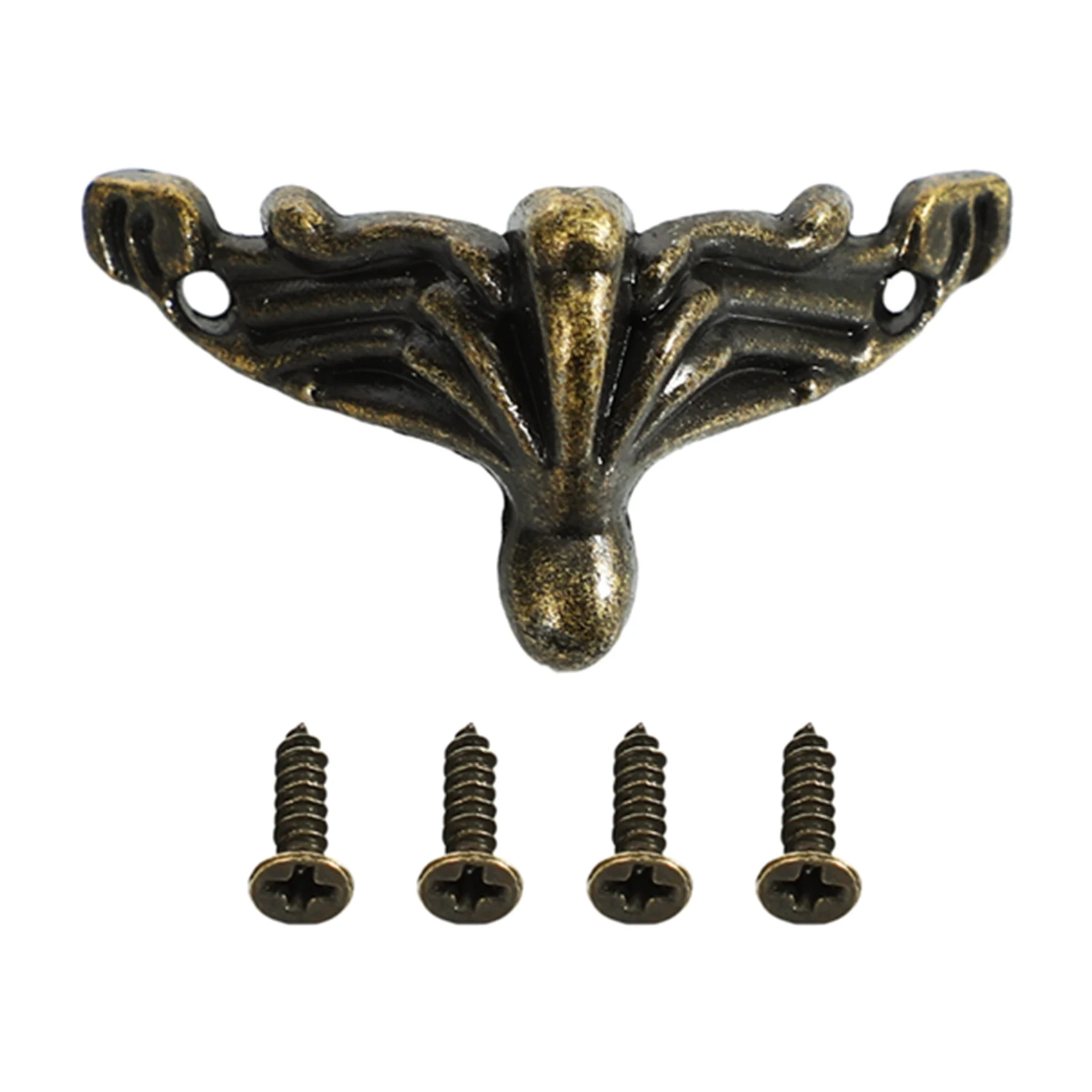 30 PCS Antique Jewelry Box Feet Leg Wood Case Corner Protector Decorative Furniture Legs for DIY Jewelry Chest Gift Box Wood Box