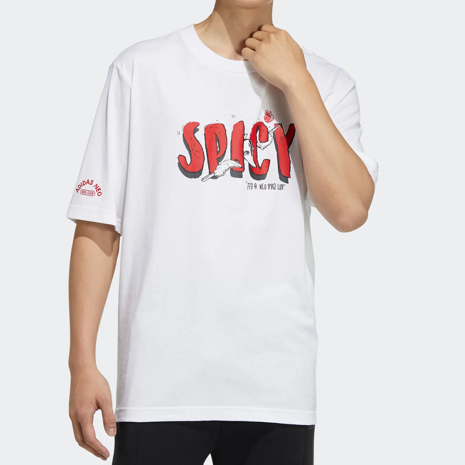 

Adidas Genuine NEO новая мужская летняя спортивная повседневная футболка с круглым вырезом и короткими рукавами H61999