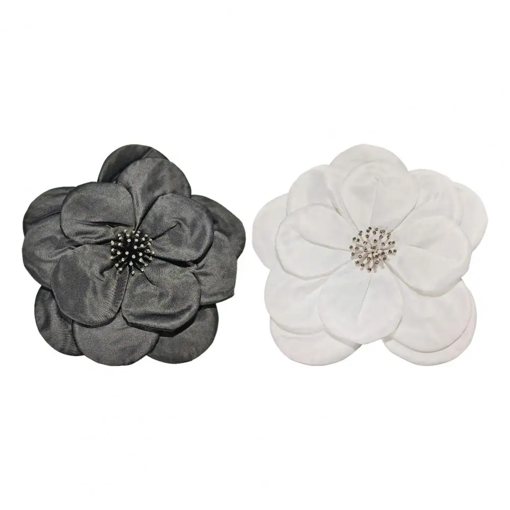 Corsage de fleurs en biscuits 3D pour femmes, robe pull, chemisier, patch décoratif, bricolage, accessoires vestisensélégants