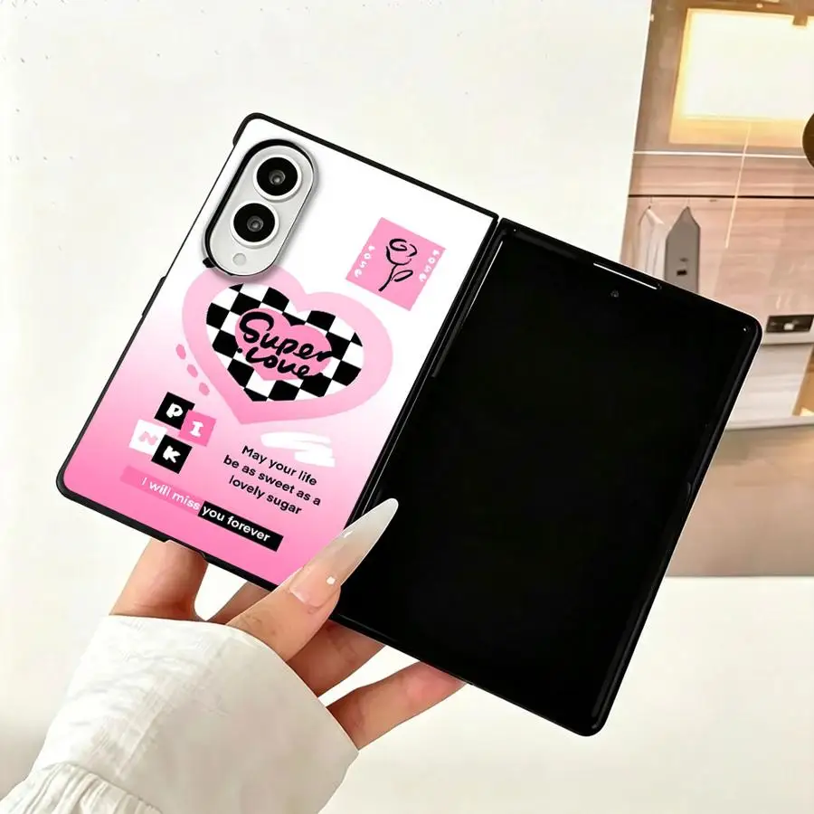 Cartoon Love Luxury Phone Cover Case for Samsung Galaxy ZFold8 Z Fold 8 ZFold Wide Z Fold8 Wide