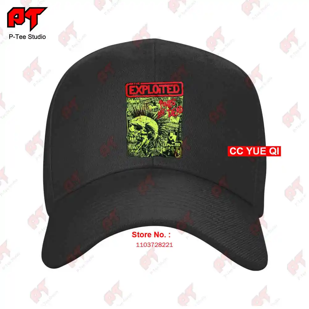 The Exploited Punks Not Dead Punk Metal Rock Thrash Band Baseball Caps Truck Cap N7N1