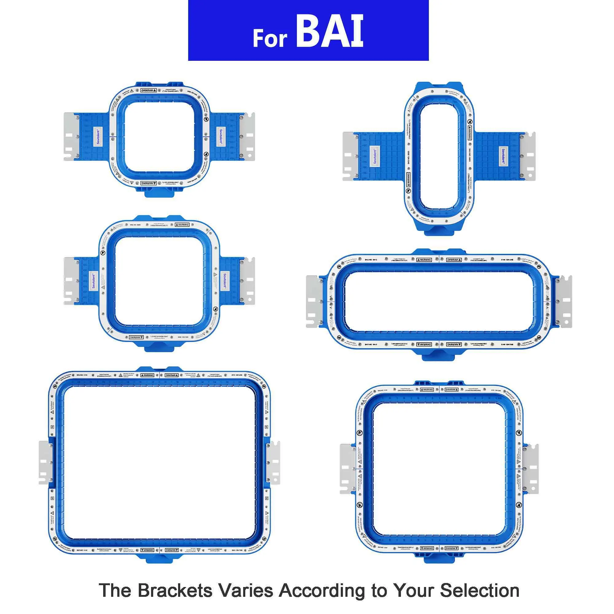 Embroidery Magnetic Hoop for BAI Embroidery Machine Mighty Hoops Embroidery Magnet Frames