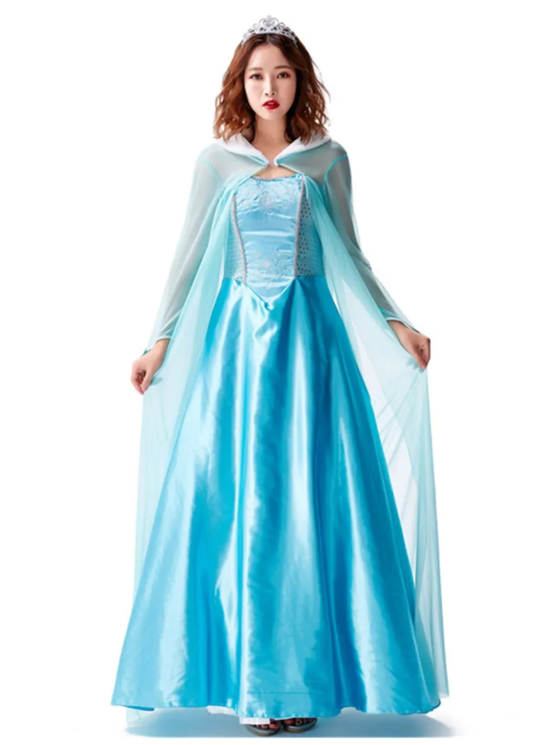 Halloween Purim Karneval Party Elsa Anna Prinzessin Kostüm Weihnachten Elf Frozen Queen Cosplay Kostüm