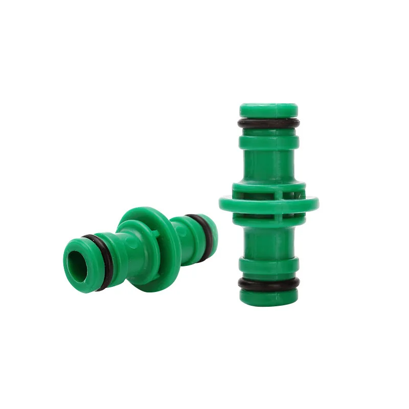 

5PCS ABS Material Green Docking Joint Water Pipe Extension Repair Joint Nipple Type 16mm Interface Quick Connect Docking