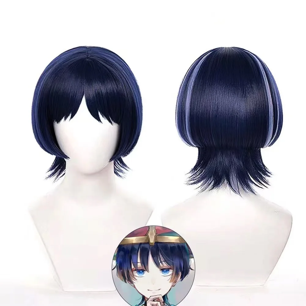 High Quality New Product Cos Wig Cos Pot Cover Head Design Game Short Hair Anime Wig