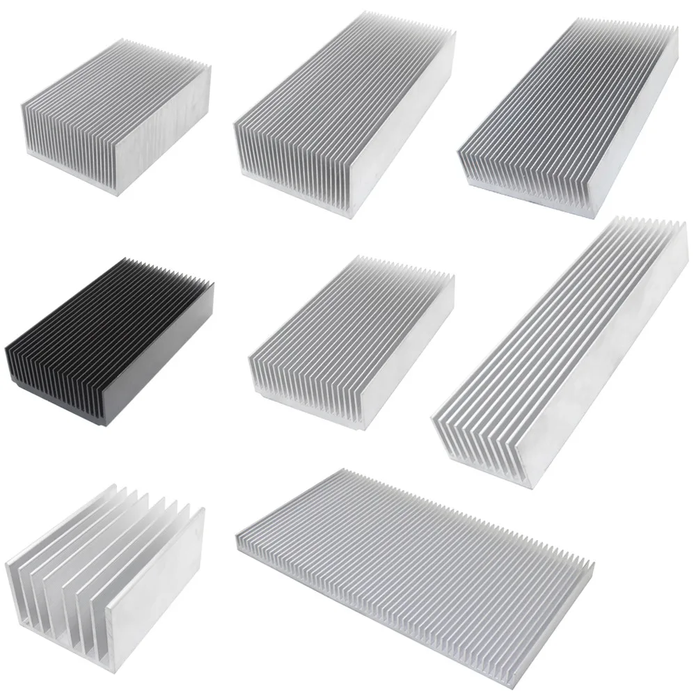 

Extruded Aluminum Heatsink Radiator Heat Sink Cooler for LED Electronic Chip LCD Integrated Circuit Cooling Heat Dissipation