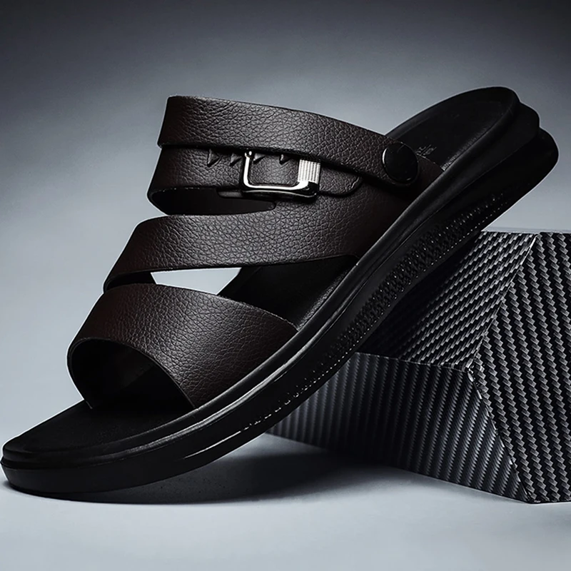 Men's Sandals New Style Men's Two Wear Indoor and Outdoor Comfortable Non slip Casual Outerwear Fashion Sports Men's Cool Slippe