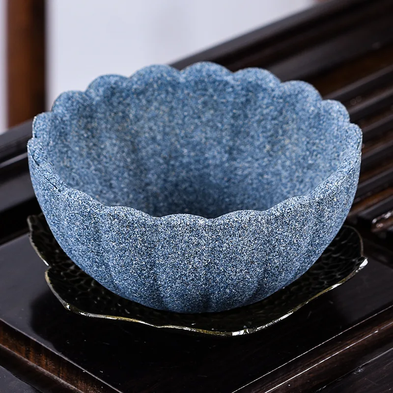 

Household alumina ore non-porous tea filter creative ceramic tea leaker Kung Fu tea set accessories