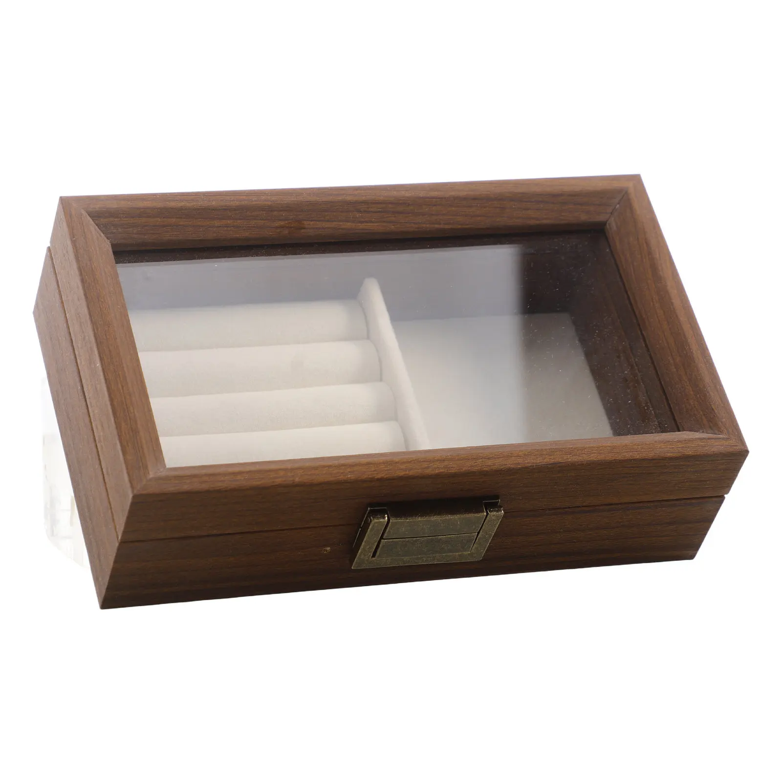 Wooden Oboe Reed Holder 4 Compartments Compact Reed Storage Box Secure Protection Woodwind Instrument Accessories