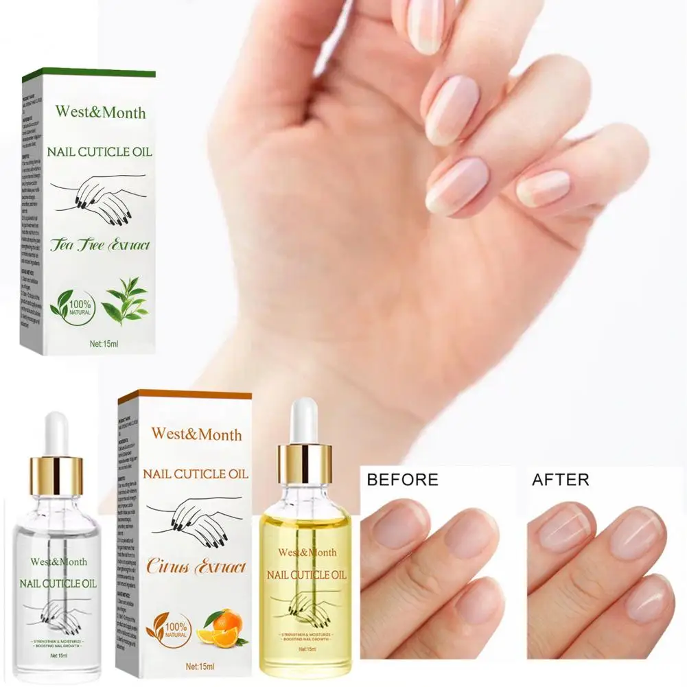 15ML Nail Strengthening Cuticle Oil Repair Damaged Nails Nail Nutrition Oil Moisturize Cuticles Natural Ingredients Fast Results