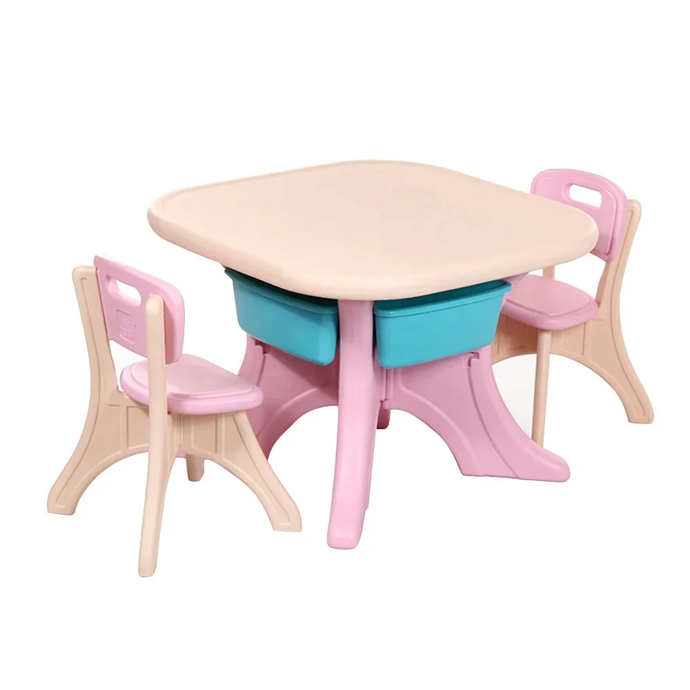 

Kindergarten writing game toy table children cartoon table and chair set baby reading combination desk and chair