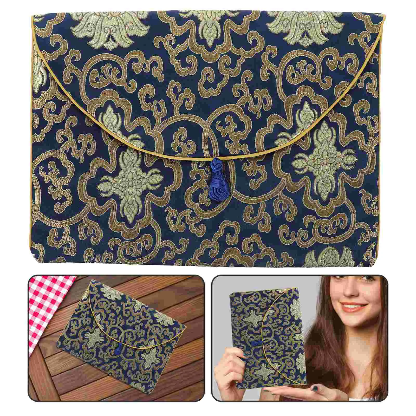 

Scripture Storage Bag Scriptures Book Bags Small Baggies Embroidery Gift Cloth