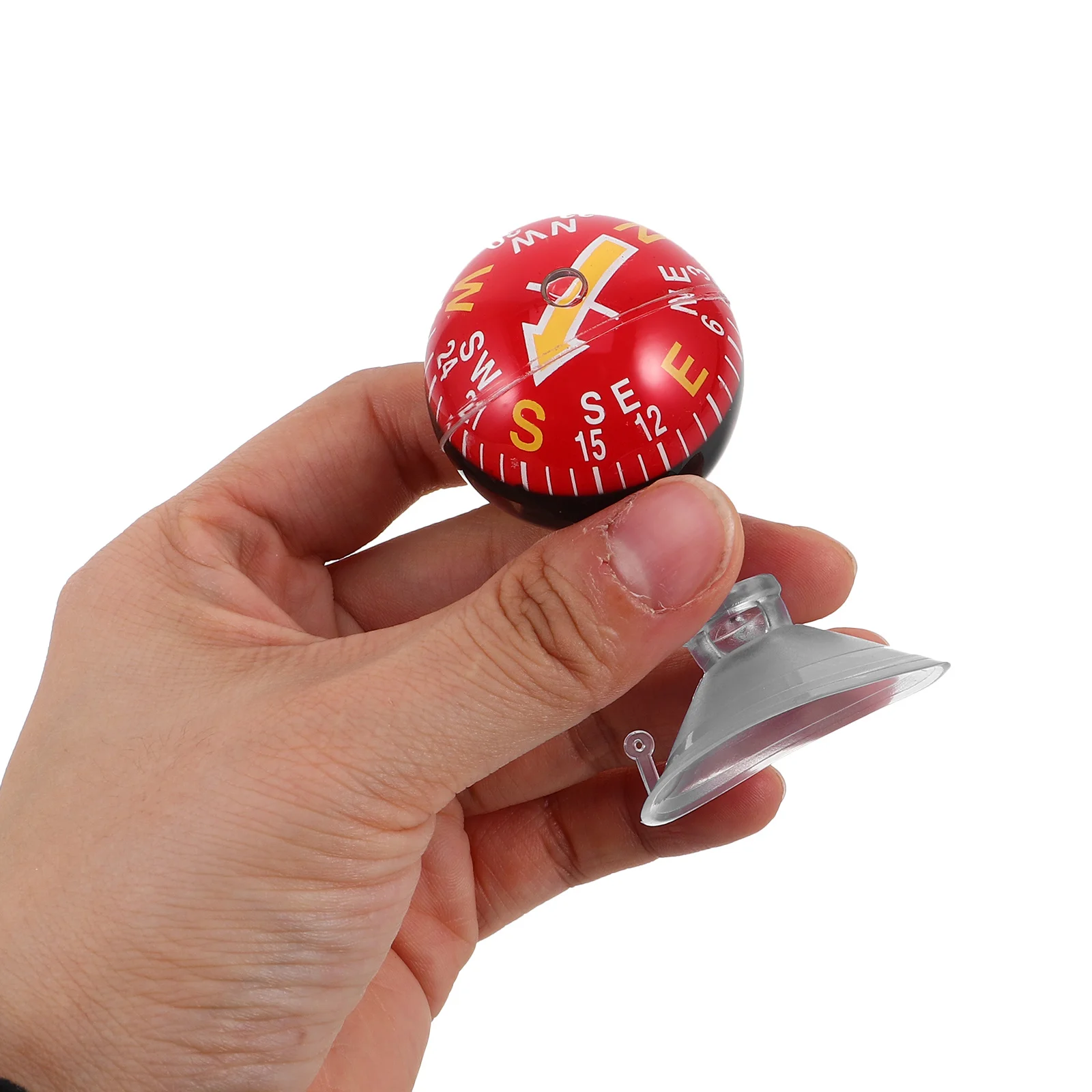 بوصلة السيارة 38 مللي متر شفط كأس لوحة القيادة جبل للسيارات قارب شاحنة مركبة المحمولة الملاحة أداة السيارات البوصلة الكرة