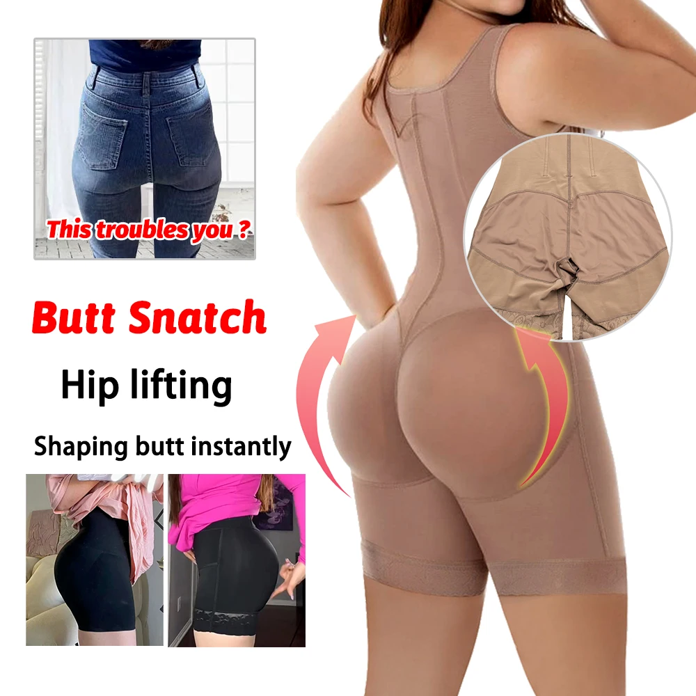 Fajas Colombian Girdles Post Lipo Surgical Reducing Shapers Postpartum Stage 2 BBL Shapewear Tummy Control Body Sculpting Sheath