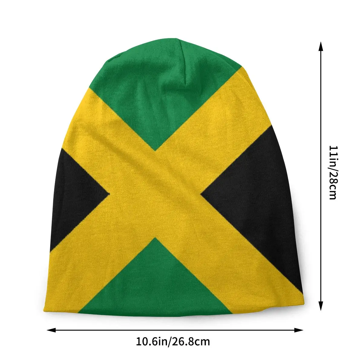 Jamaican Flag Beanie Cap Unisex Winter Warm Bonnet Homme Knitted Hats Outdoor Ski Jamaica Rasta Reggae Skullies Beanies Caps