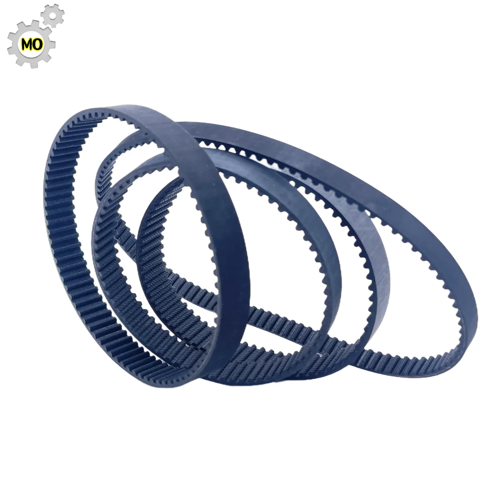 HTD 5M Rubber Timing Belt Length 120 125 150 160 170 175 180 185 190 195 200 205 210mm Belt Width 10-50mmHTD 5M Closed Loop Belt
