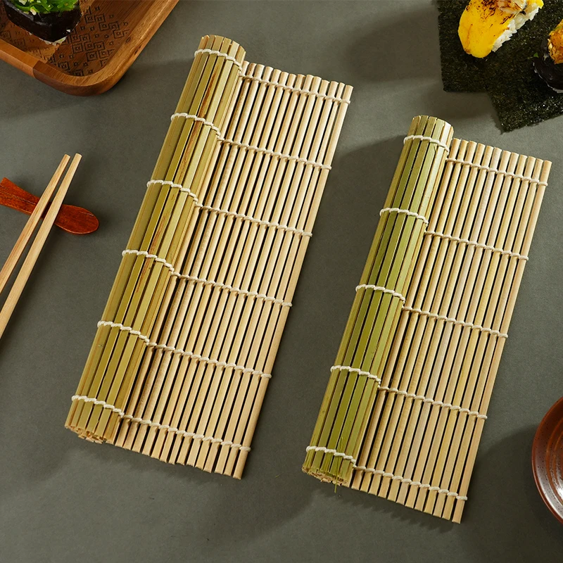 Estera rodante para Sushi, rodillo para hacer Sushi de algas marinas de bambú, herramientas para hacer Sushi hechas a mano, Onigiri japonés, accesorios de cocina DIY