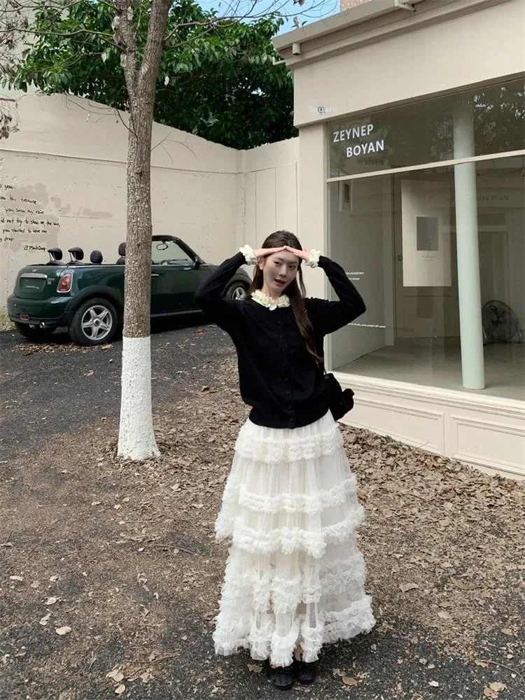 

Юбка-трапеция с высокой талией, кружевная накладка с цветочным принтом, праздничная желтая юбка в клетку, юбка-фея, летняя пышная юбка, юбка-миди