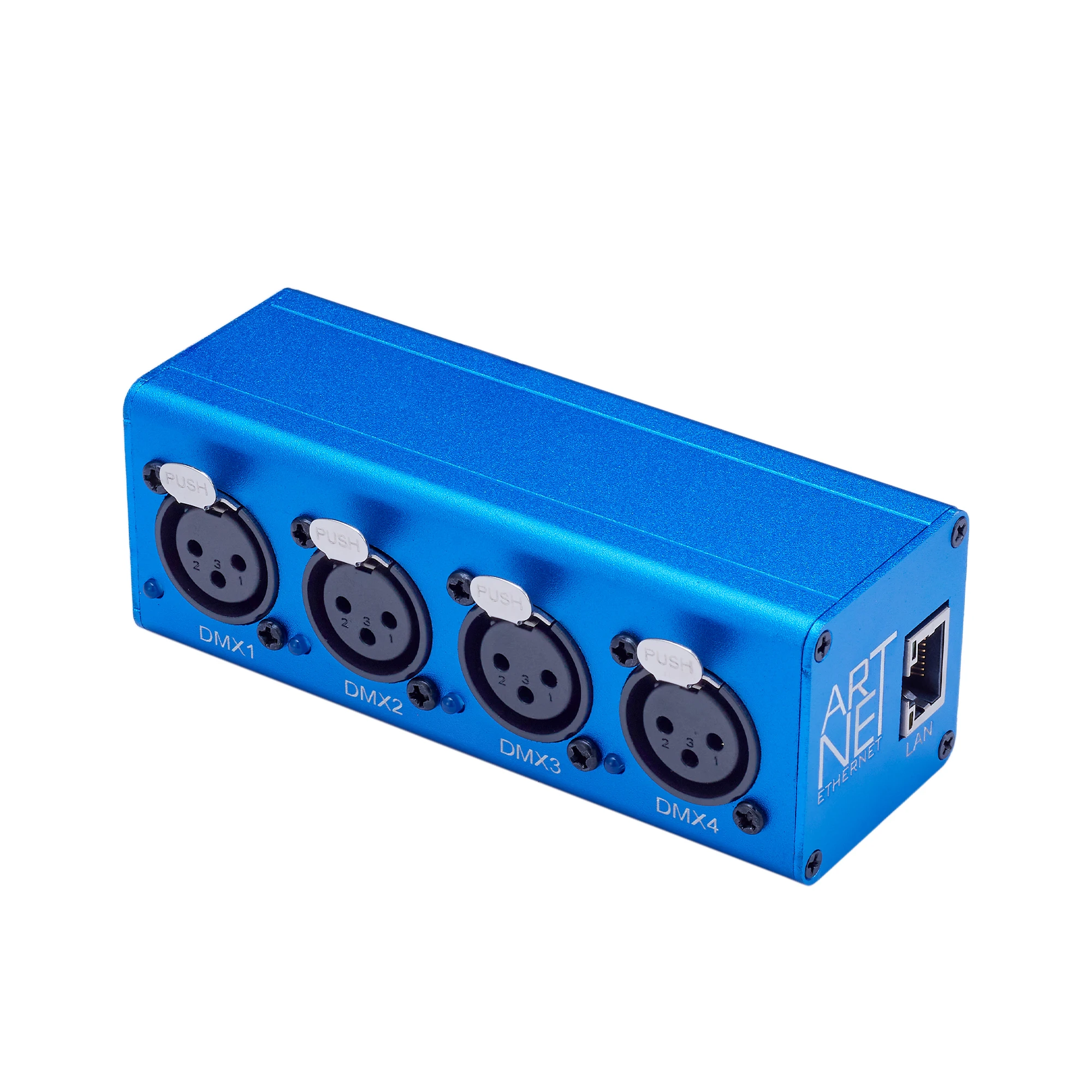 5V Artnet DMX512 Controller 4 Universe 1024CH Ethernet Interface For Stage Disco Lights
