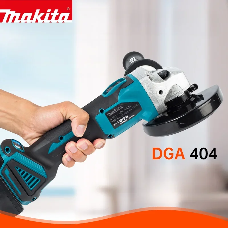 For Makita 18v Battery Pins DGA404 125mm Brushless Lithium Electric Angle Grinder Rechargeable Cutting Machine High Power Polishing Machine 18V