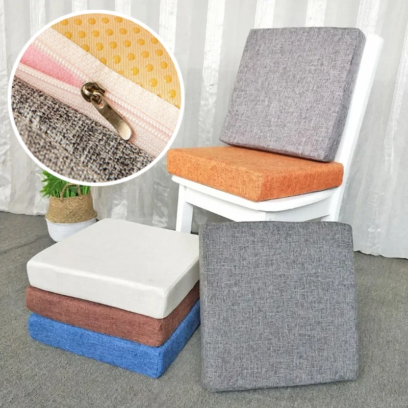 

Thicken Chair Cushion 35D High Density Foam Cushion Solid Wood Sofa Cushion Floor Cushions Pillow Tatami Sofa Office FoamCushion