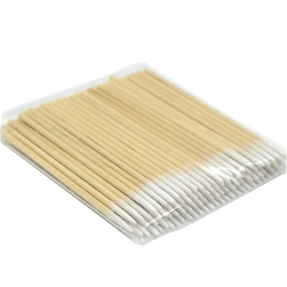 100pcs/bag Cosmetic Tools Disposable Cotton Swab Lint Free Ultra-small Tip Cotton Sticks Makeup Accessories Eyelash Removing