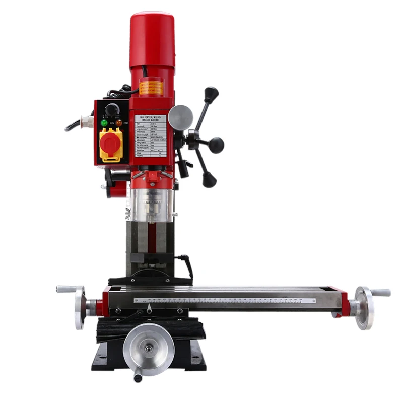 Mini Universal Horizontal Drill Press Manual Wood and Metal Milling Bench Drilling Machine Auger Borehole Drill for Wood Metal