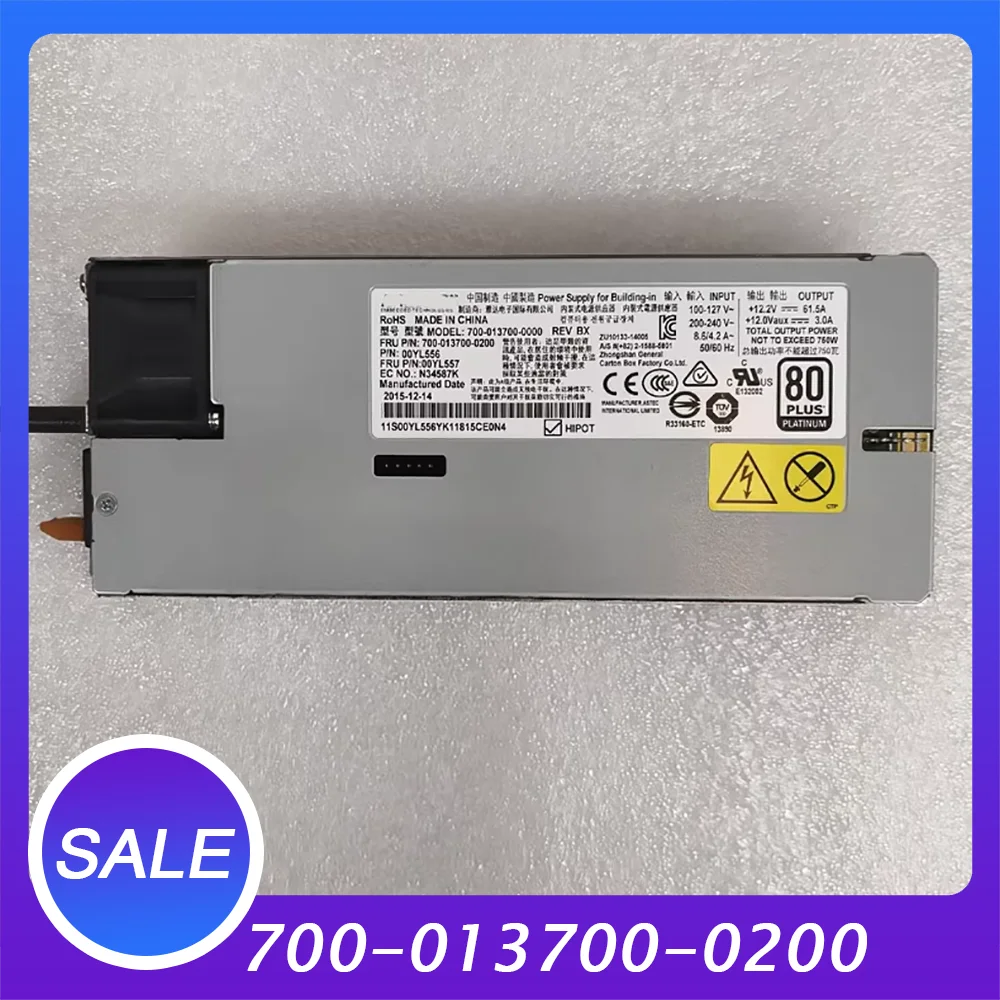 

Для серверного блока питания 750Вт X3650M5 00YL557 00YL556 700- 013700 -0200