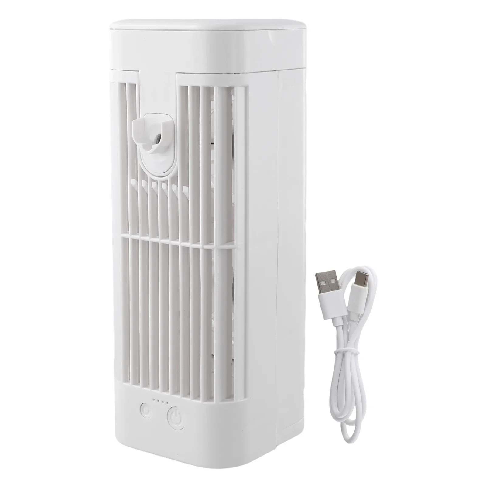 

Для спальни, настольный USB-вентилятор, портативный воздухоохладитель, тихая работа, регулируемая скорость, мини-вентилятор, ночник для офисного использования