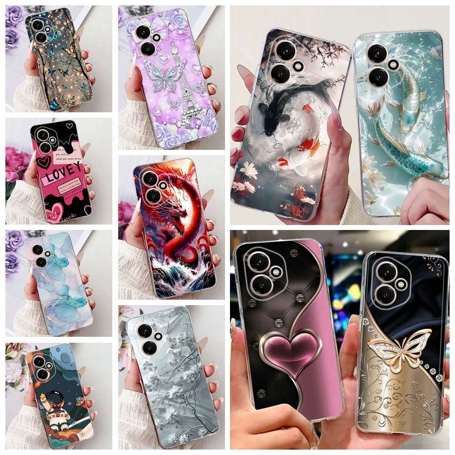 

Модные чехлы Koifish Butterfly Dragon для Honor 400 Pro, мягкий прозрачный силиконовый чехол для Huawei Honor 400 400Pro Funda
