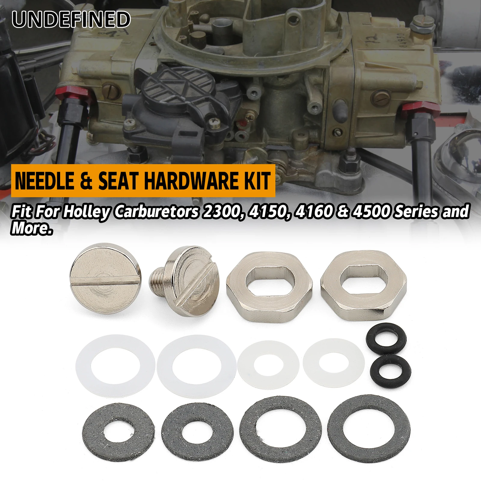 Needle & Seat Hardware Kit Nut Screw Gasket - High Flow Squirter Discharge Nozzle Screw Hole Size .070