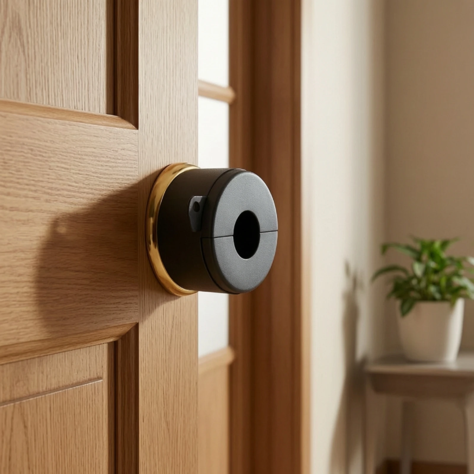Door Knob Lock Cover Stainless Steel Valve Handle Lock Cover for Toddlers, Home Safety, Childproofing