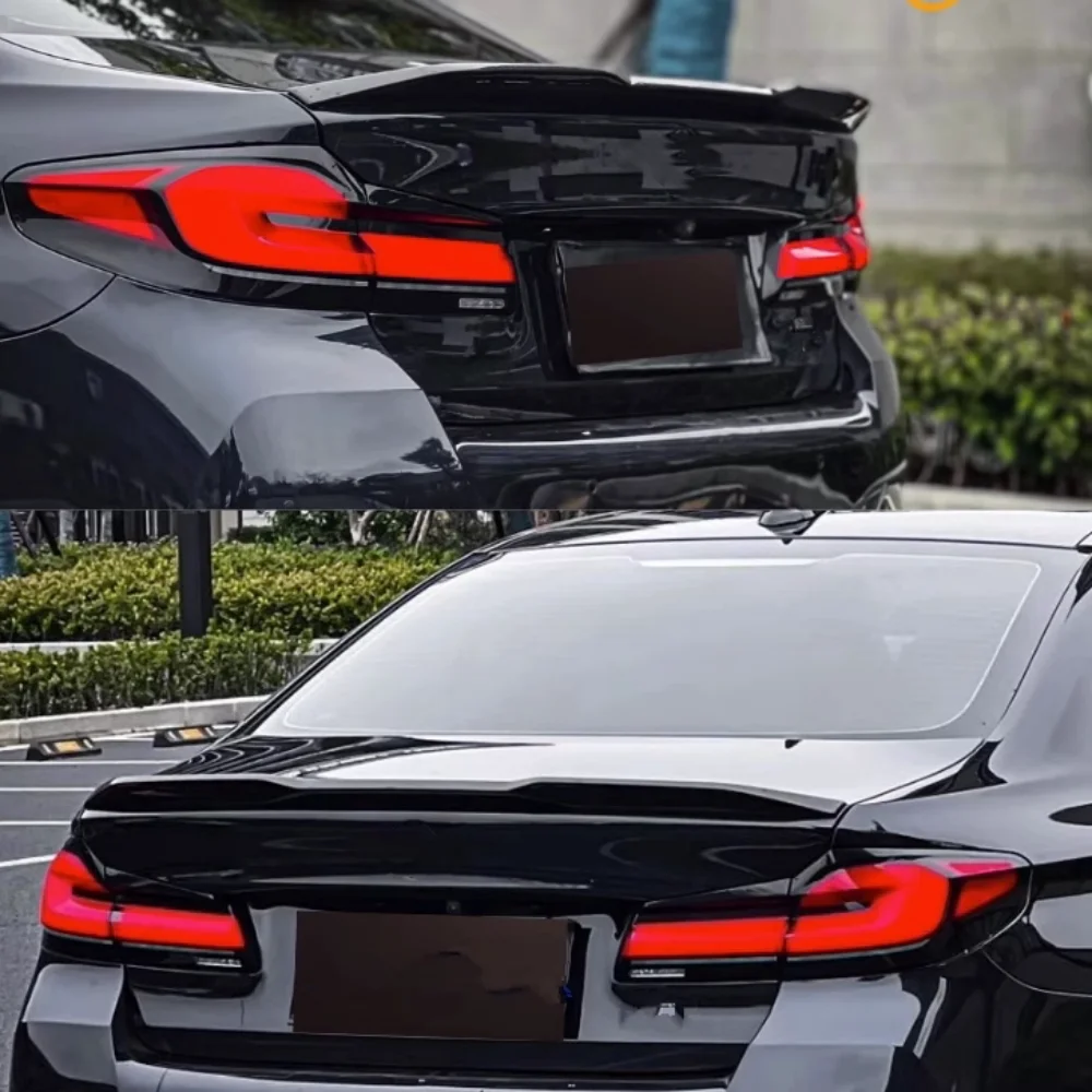 Hinten Stamm Spoiler Kappe Für BMW 5er G30 G38 520i 525i 530i 540i F90 M5 2017-2023 Auto Hinten Boot Dach Lip Spoiler Flügel – Detail 3