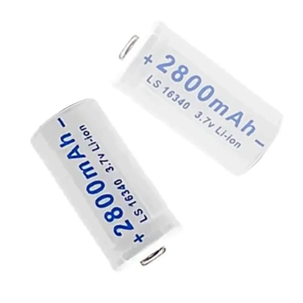 2800mAh 3.7V nuovo CR123A RCR 123 ICR 16340 batteria telecamera di sicurezza batteria ricaricabile agli ioni di litio L70 Plus caricabatterie