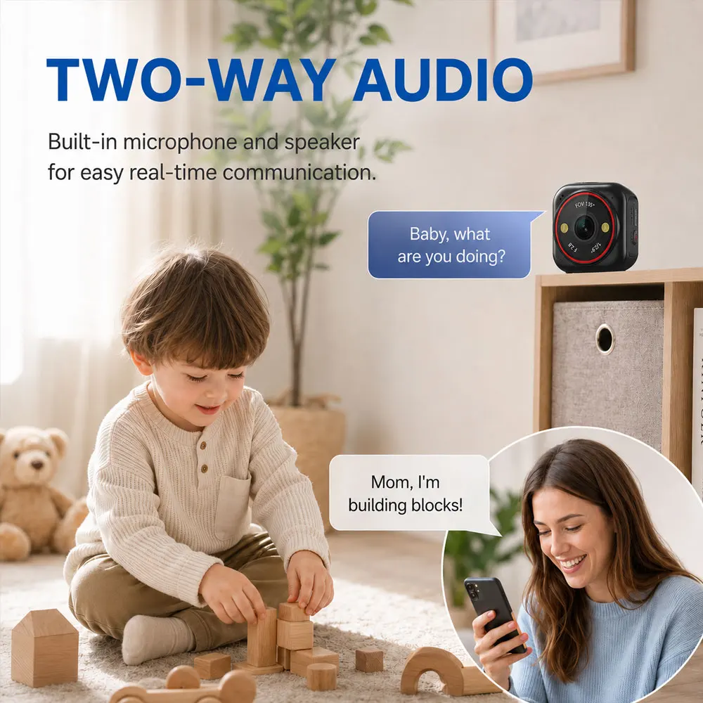 4G SIM Card Security Camera 5MP Mini AOV Surveillance 1500mAh Battery PIR Detection Color Night Vision Two-Way Audio Remote View