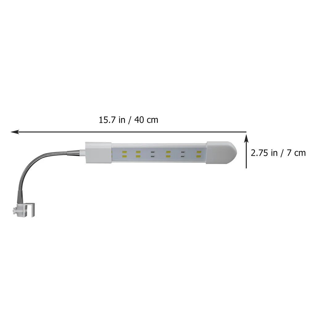 1 قطعة LED حوض السمك نبات مائي مشبك ضوء نوع خزان الأسماك مصباح مع ارتفاع Cri لعرض واضح سهلة التركيب على خزانات سميكة