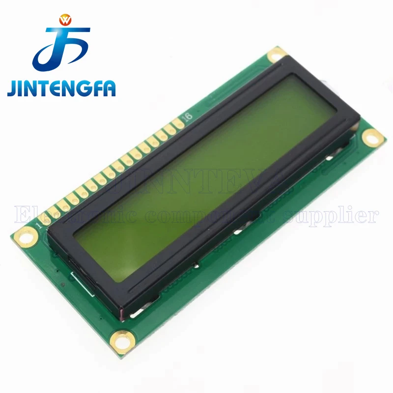 1 pièces LCD1602 1602 module écran vert 16x2 caractères Module d'affichage LCD.1602 5 V écran vert et code blanc pour arduino