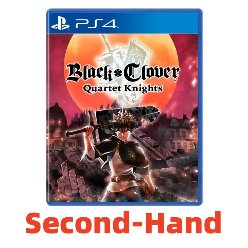 

PS4 Second Hand Game CD Black Clover Quarter Knights Sony Playstation4 Game Card Ps4 Games Black Clover Quarter Knights
