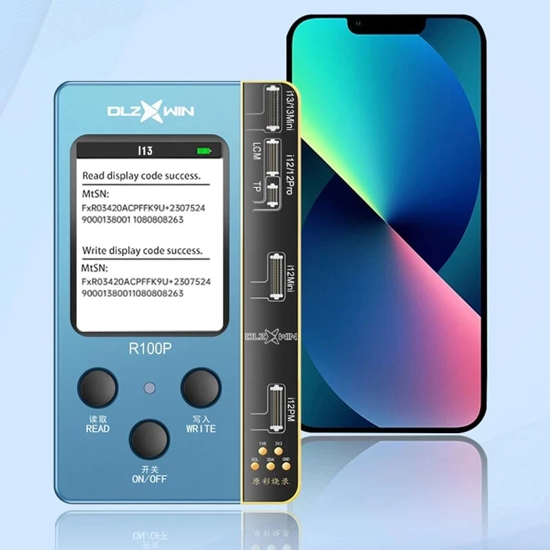 DL R100P Original Color Recovery Programmer For iPhone 8 8P X XS XSMAX XR 11 Pro Max 12mini 12Pro Screen True Tone Repair Tools