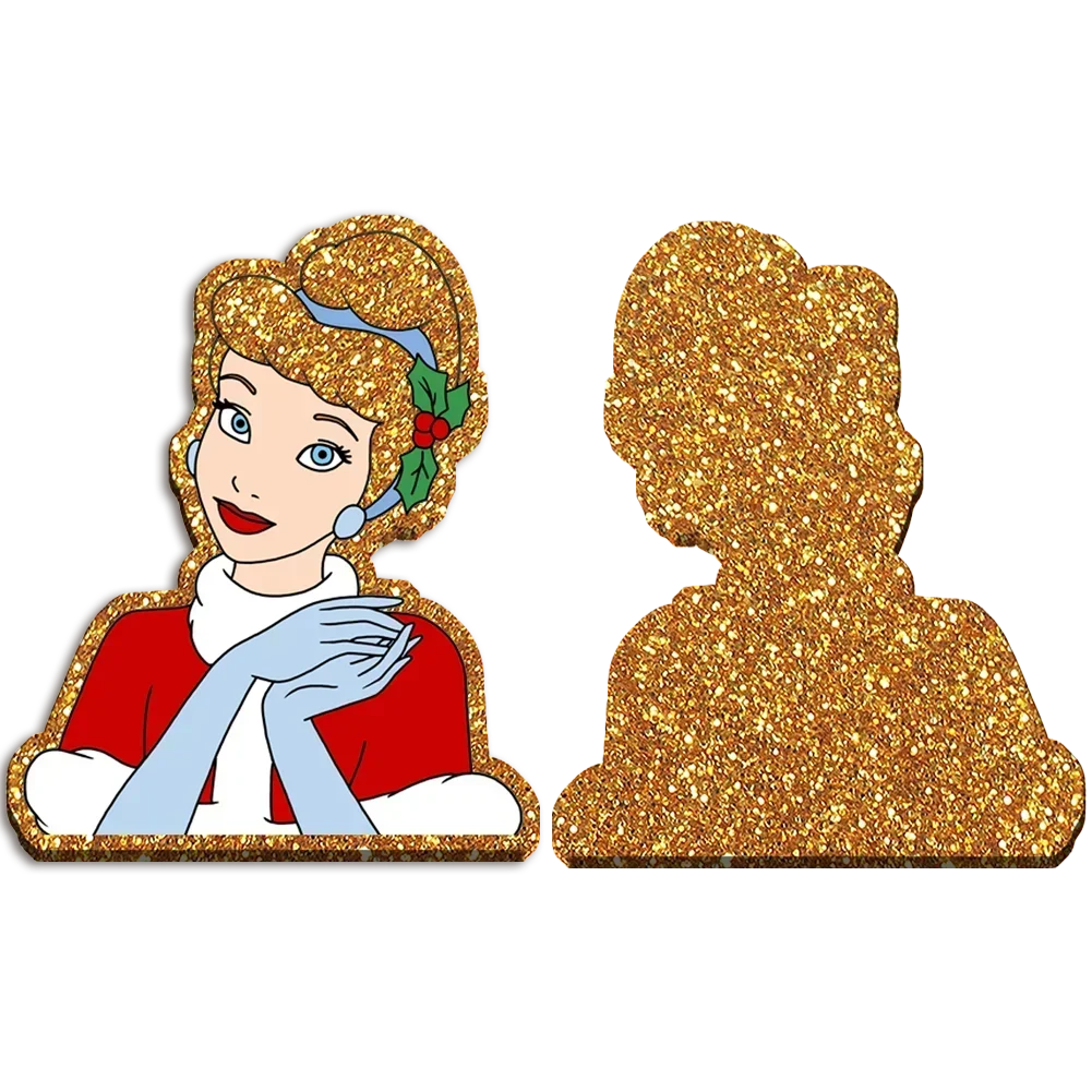 Disney princesa ouro chunky glitter planar resina acrílico flatback para diy caso de telefone arco de cabelo artesanato presente acessórios chaveiro