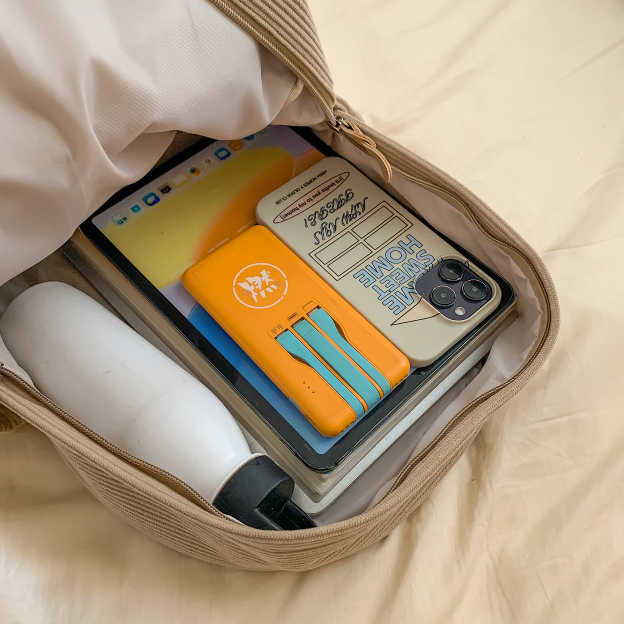 حقيبة ظهر كاجوال من سروال قصير للجنسين على الطراز الياباني خفيفة الوزن ومتعددة الاستخدامات حقيبة ظهر نسائية للرجال #5