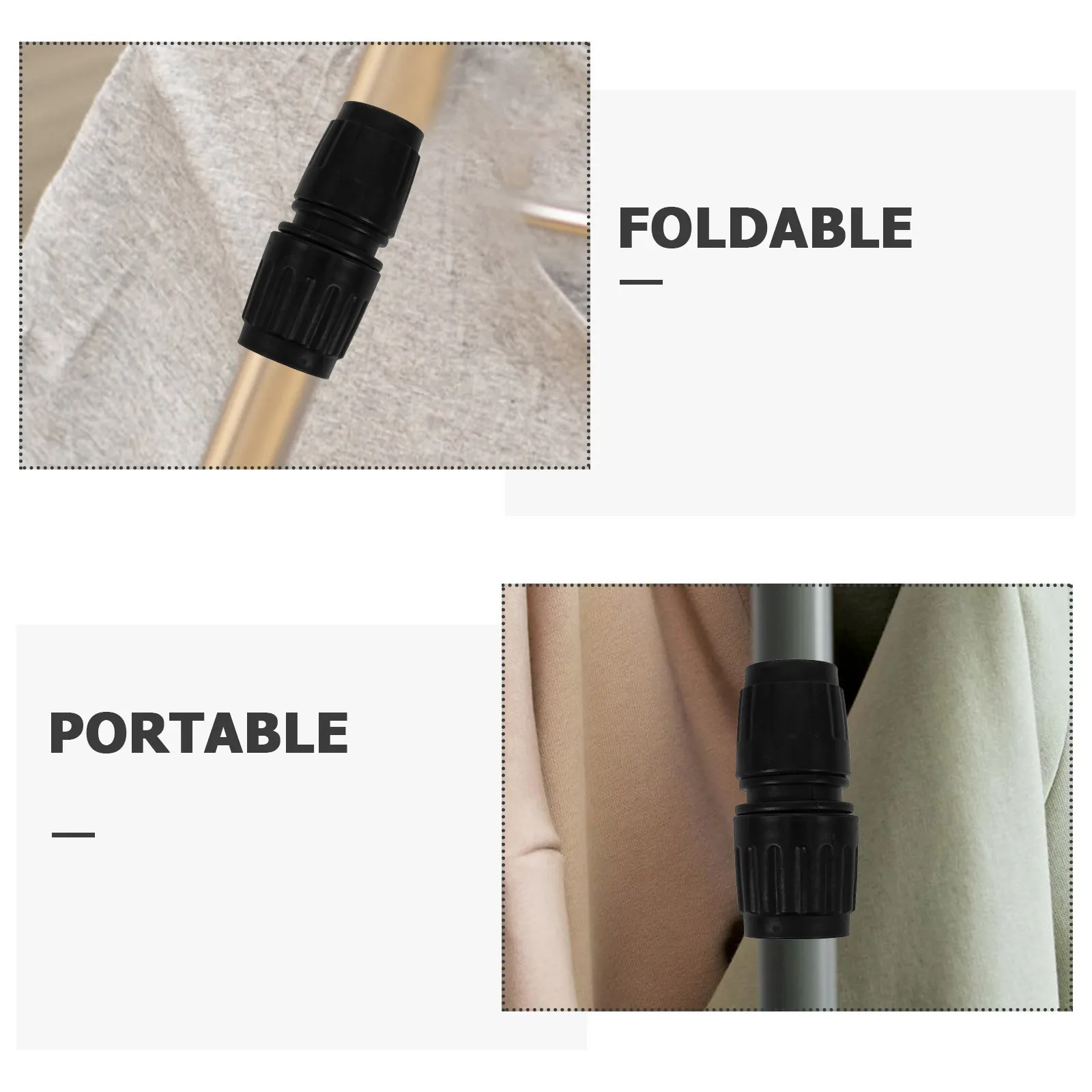 

Plastic Clothes Rack Connector Joint for Drying Rack Aluminum Wood Pole Connection Stylish Simple Design Home Laundry Room