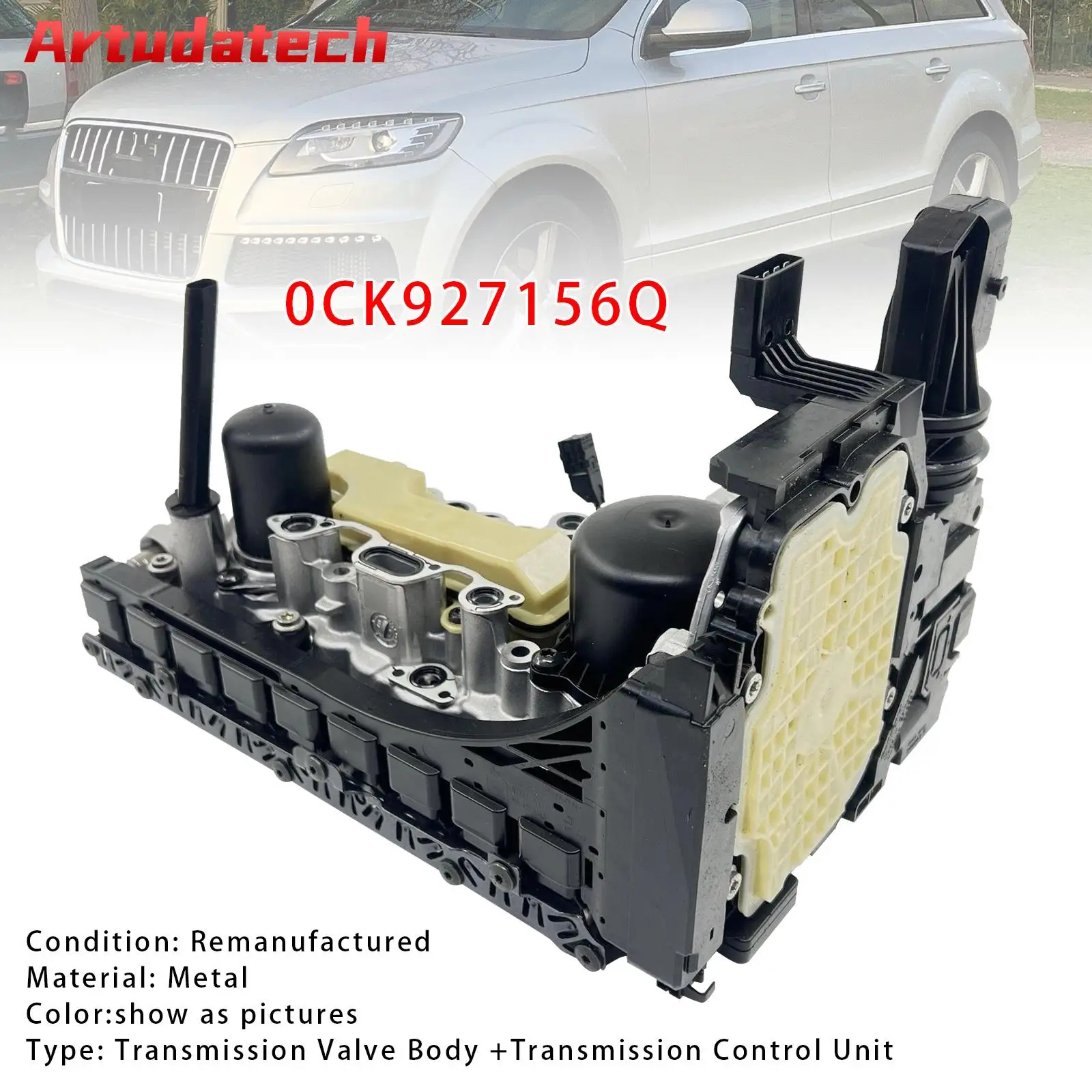 

Блок клапанов автоматической коробки передач Artudatech + модуль управления 0CK927156Q для Audi Q7 2014-2015, автомобильные аксессуары