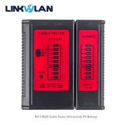 Linkwylan Network Telephone RJ11 RJ12 RJ45 LAN Cable Tester Supports Test UTP STP Grounding Cables Fast & Slow Scan Models