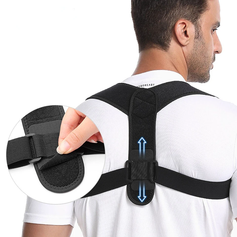 Back Posture Corrector Corset Clavicle Spine Posture Correction Adjustable Support Belt Pain Relief Traine Spine Posture